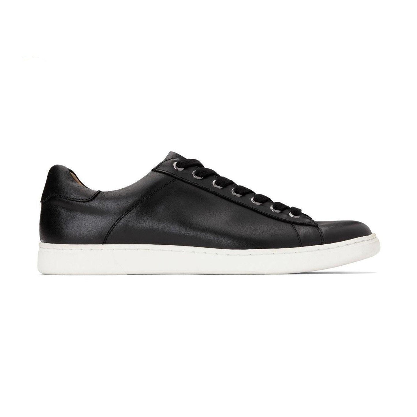 Vionic Mens Baldwin Lace-up Leather Sneaker Black & Brown - Anjelstore