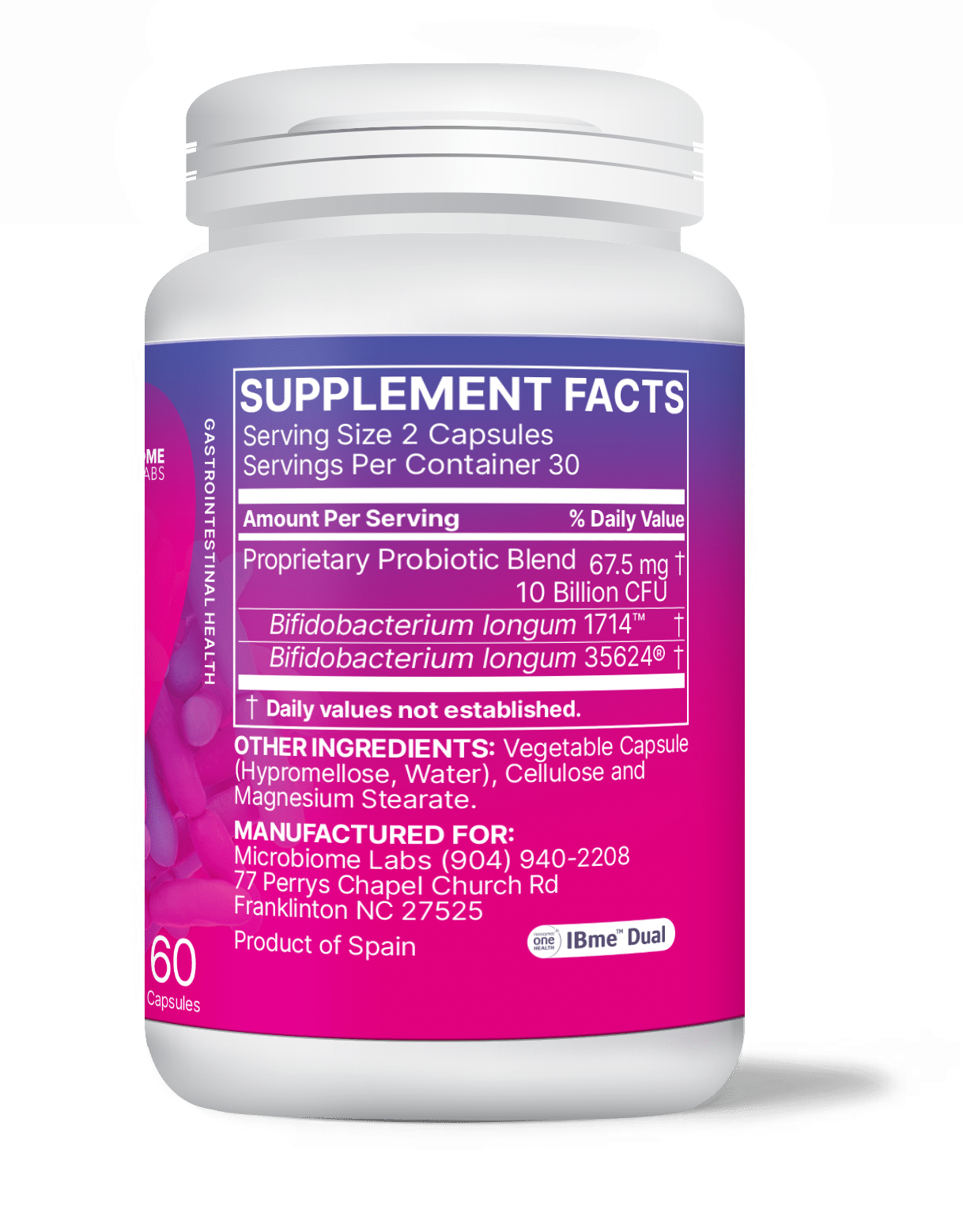 Gut‑Brain Reset (Psychobiotic / Probiotic Supplement) 60 caps
