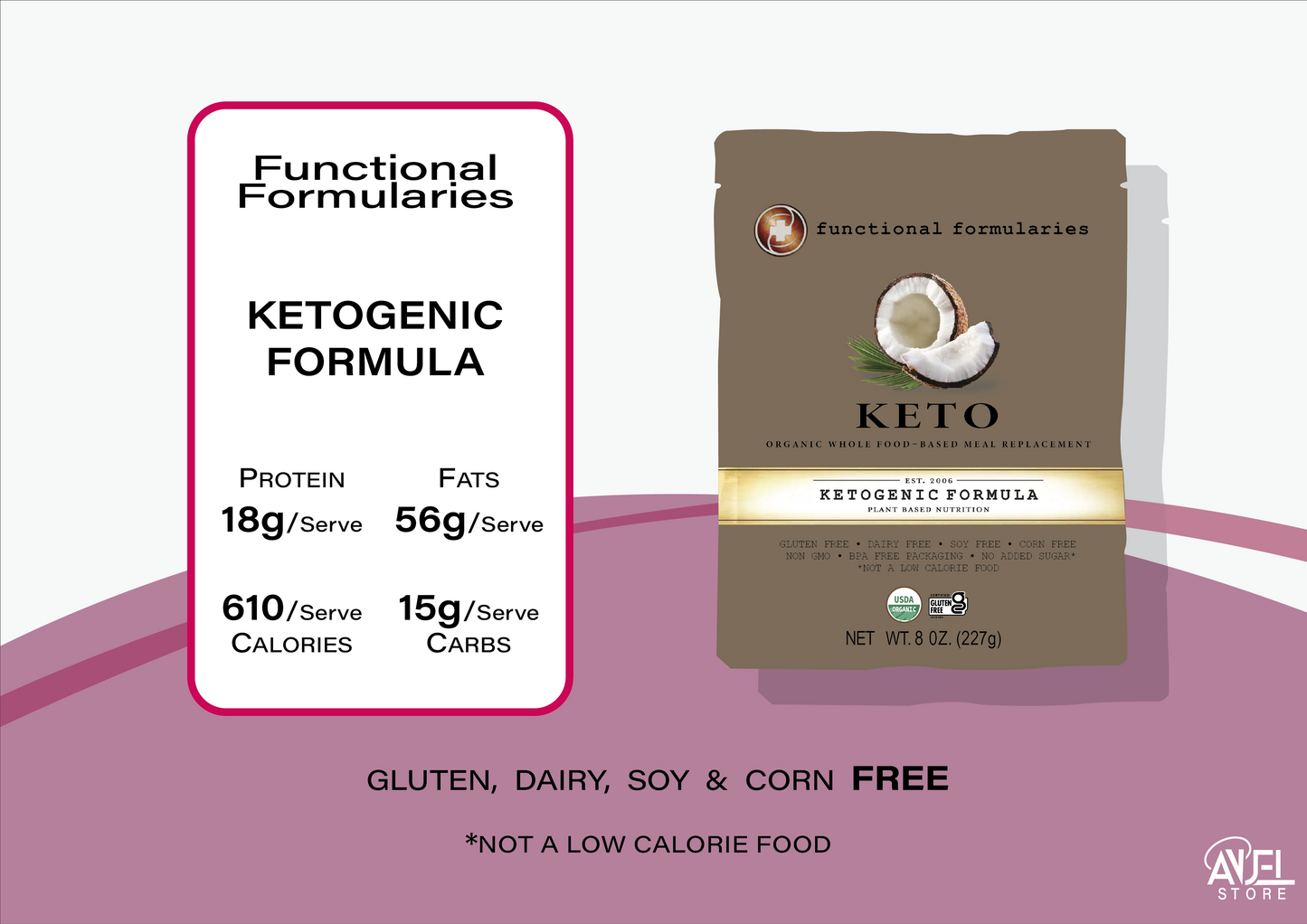 Keto Peptide Organic Real Food Enteral Nutrition (227g)