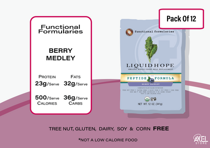 Liquid Hope Peptide Berry Organic Enteral Nutrition 341g