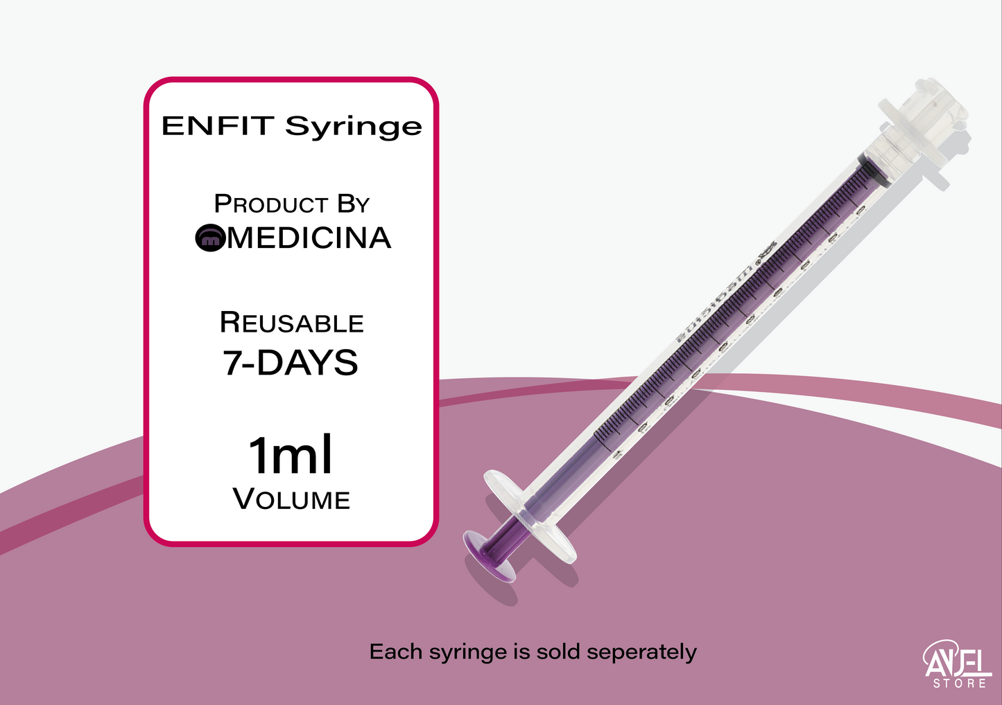Medicina Reusable Enteral Enfit Syringes