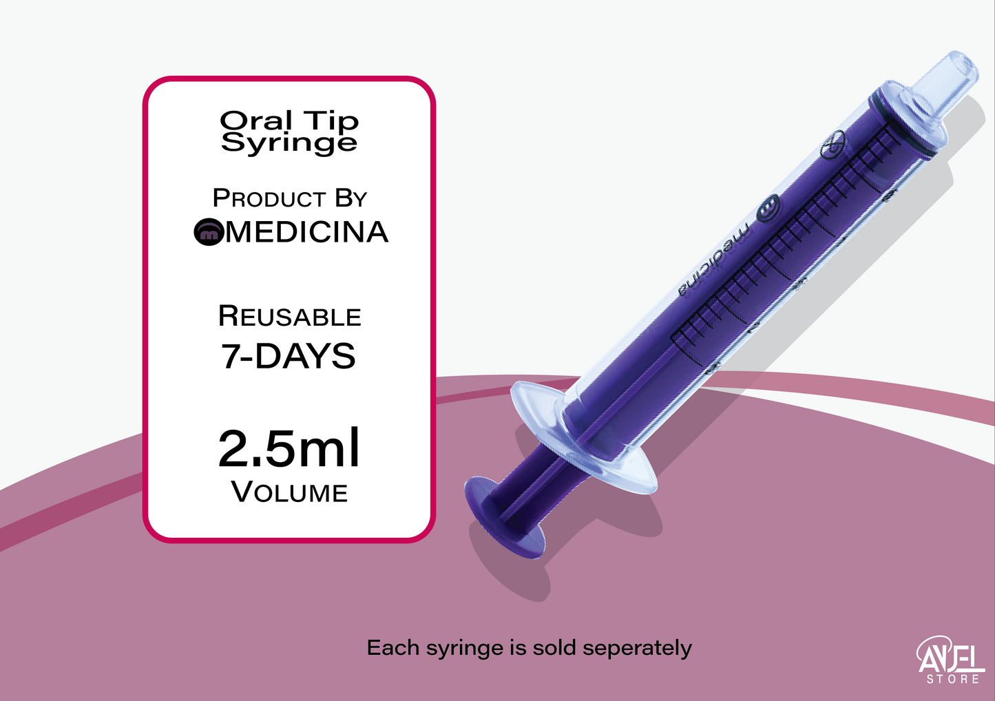 Medicina Oral tip *Re-Useable* syringes