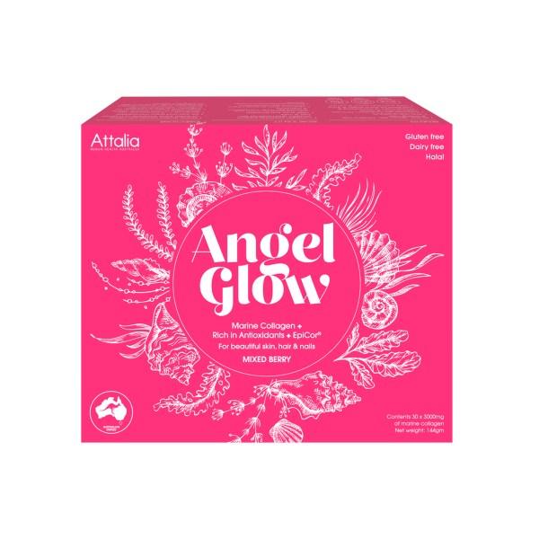Angel Glow Refreshing Marine Beauty Collagen Berry Flavours. 30 Servings - Anjelstore 