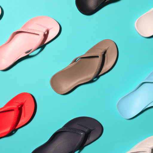 Contoured Arch Support Archies Contoured Arch Support Flip-Flops (colour set 1) – Anjelstore