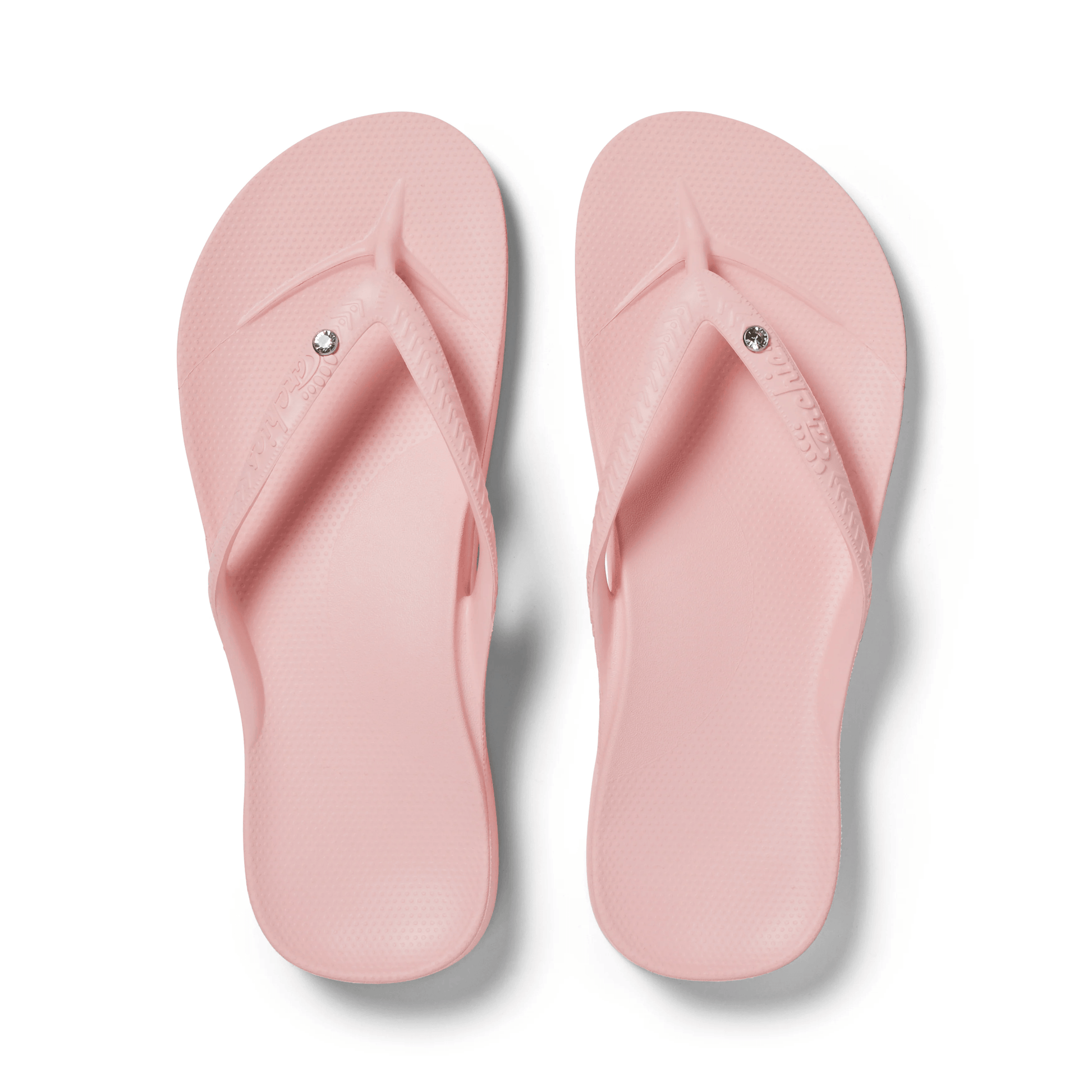 Archies Crystal Contoured Arch Support Flip-Flops - Anjelstore 