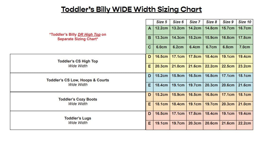 Billy Footwear Range Inclusive Toddlers, Kids, Womens & Mens Brace and Orthotic Friendly Footwear - Anjelstore 