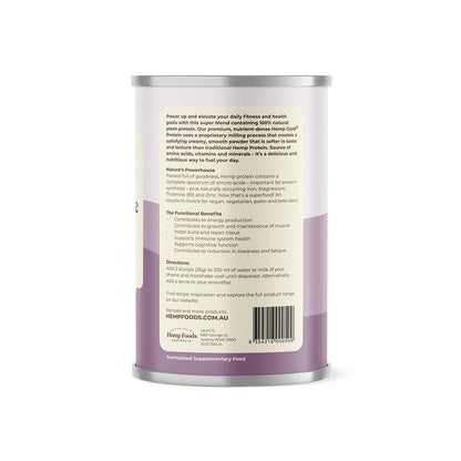Hemp Food Australia Organic Hemp Protein Vanilla, Chocolate and Mixed Berry 420g - Anjelstore 