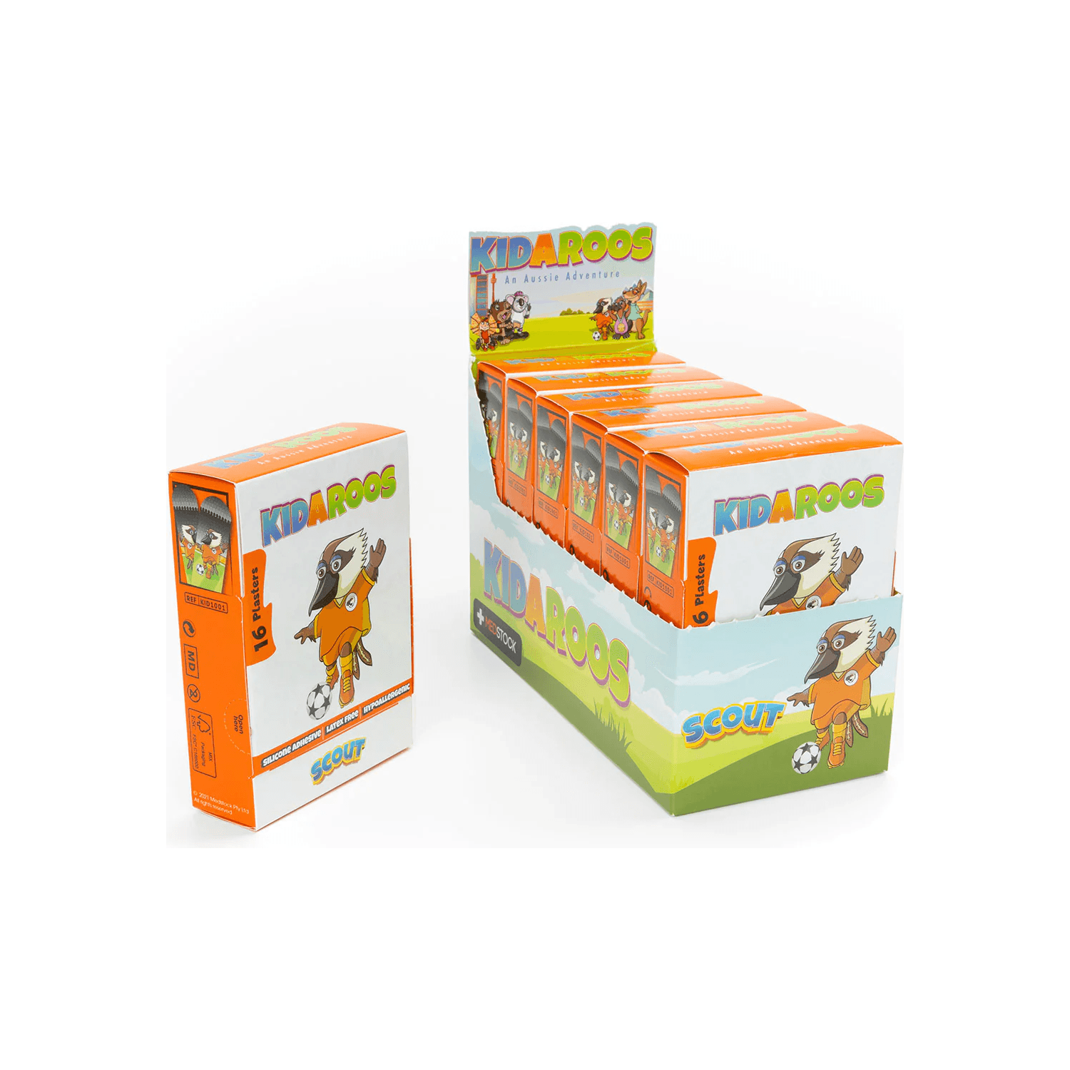Medstock Kidaroos Silicone Plasters (pkt 16) - Anjelstore 