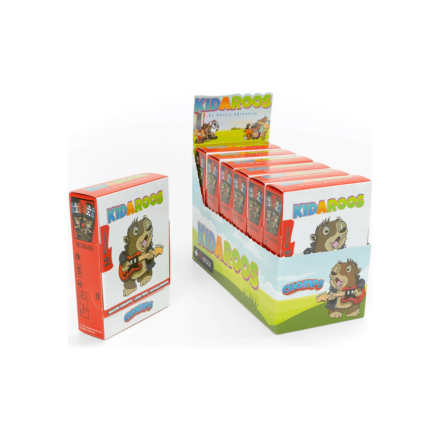 Medstock Kidaroos Silicone Plasters (pkt 16) - Anjelstore 