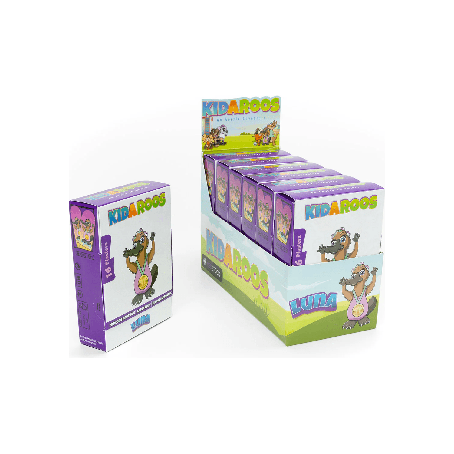 Medstock Kidaroos Silicone Plasters (pkt 16) - Anjelstore 