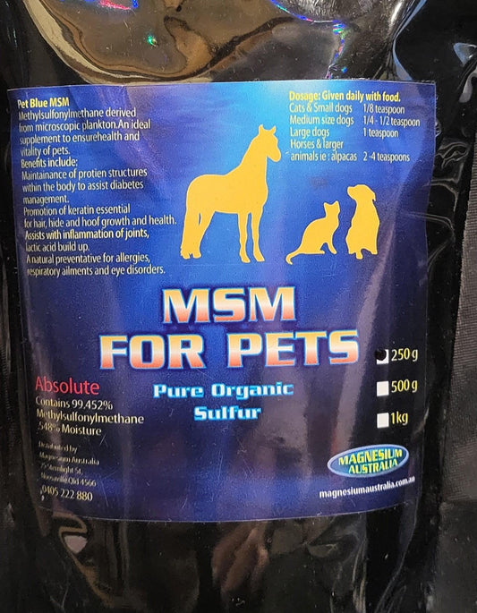 MSM For Pets (Pure Organic Sulfur) - Anjelstore 