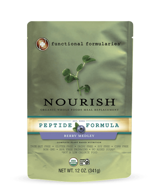 Nourish Peptide Berry Medley Paediatric Enteral Nutrition (341g) - Anjelstore 