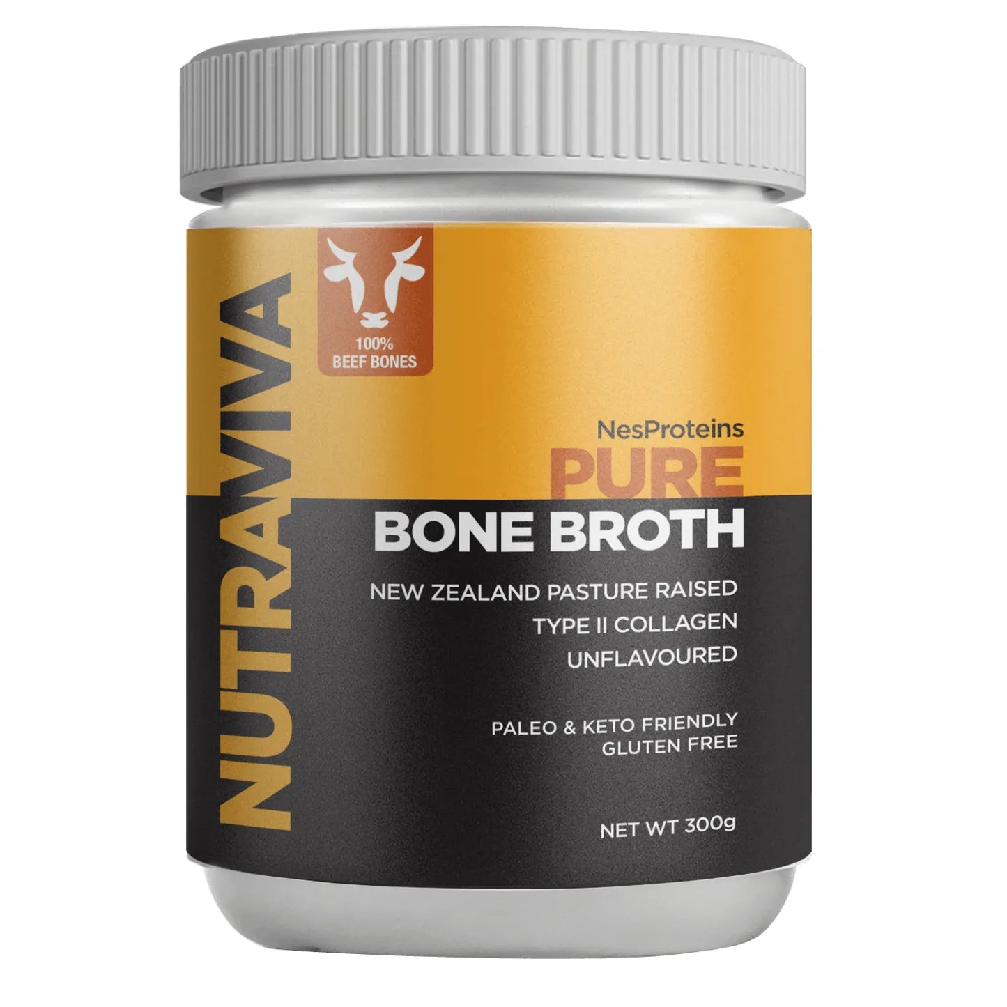 Nutraviva Australian Beef Bone Broth Powder (Pure and Original varieties) - Anjelstore 