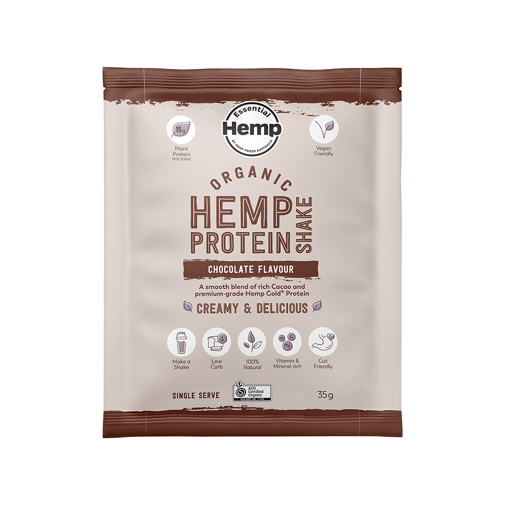 Organic Hemp Protein 35g Single Serve - Variety of Flavors, Nutrient-Rich, Delicious, and Healthy - Anjelstore 