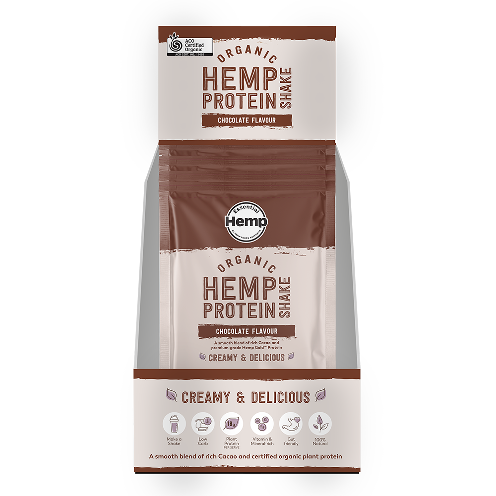 Organic Hemp Protein 35g Single Serve - Variety of Flavors, Nutrient-Rich, Delicious, and Healthy - Anjelstore 