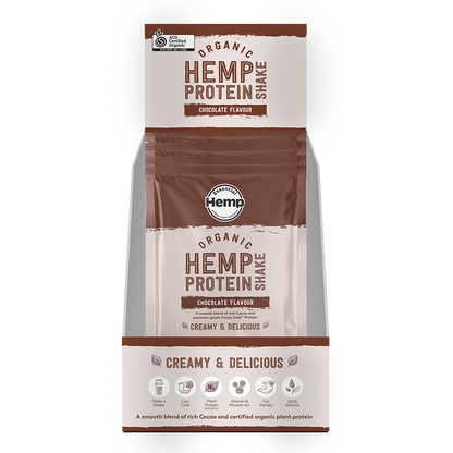 Organic Hemp Protein 35g Single Serve - Variety of Flavors, Nutrient-Rich, Delicious, and Healthy - Anjelstore 