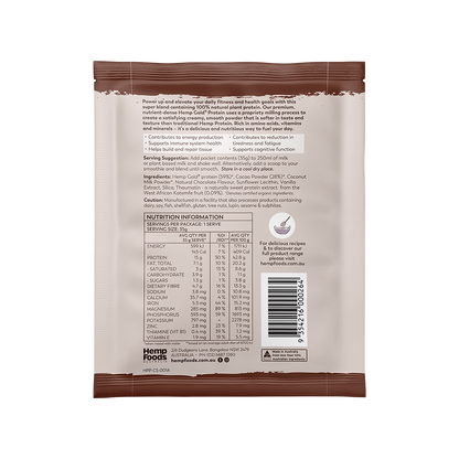 Organic Hemp Protein 35g Single Serve - Variety of Flavors, Nutrient-Rich, Delicious, and Healthy - Anjelstore 