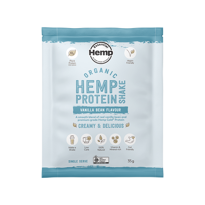 Organic Hemp Protein 35g Single Serve - Variety of Flavors, Nutrient-Rich, Delicious, and Healthy - Anjelstore 