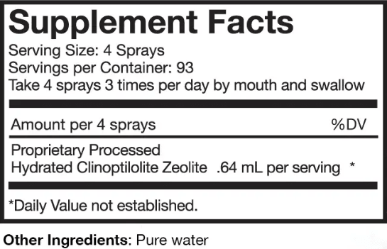 Pure Essentials Extra Strength Colloidal Zeolite Suspension (Oral Spray) 60ml - Anjelstore 