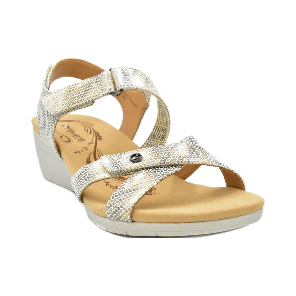 Revere Casablanca Backstrap Wedge Supportive Sandals - Anjelstore 