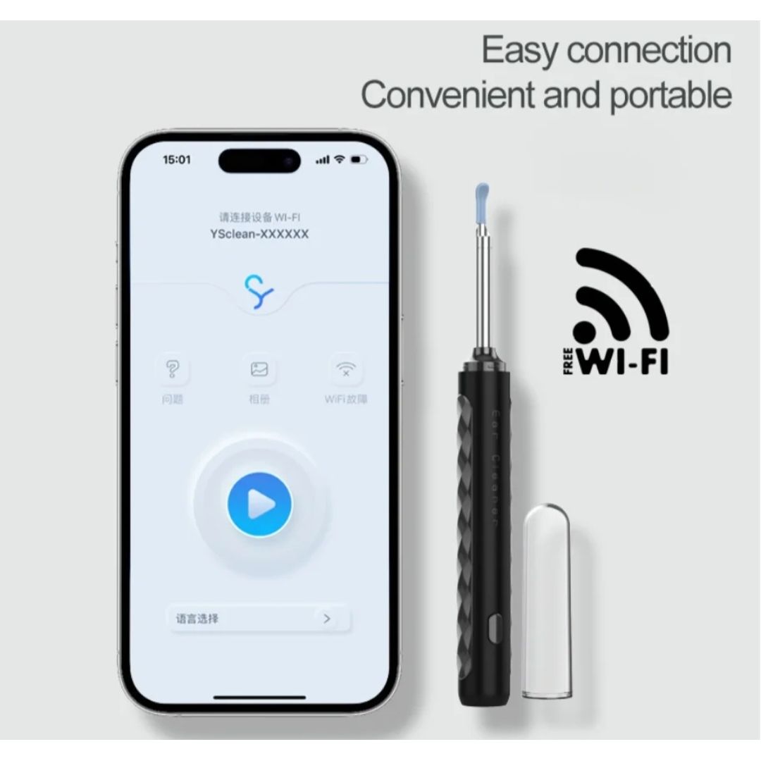 Smart WiFi Visual Ear Cleaner with HD Camera | Wireless Ear Wax Removal