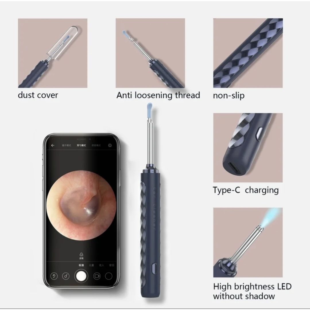 Smart WiFi Visual Ear Cleaner with HD Camera | Wireless Ear Wax Removal