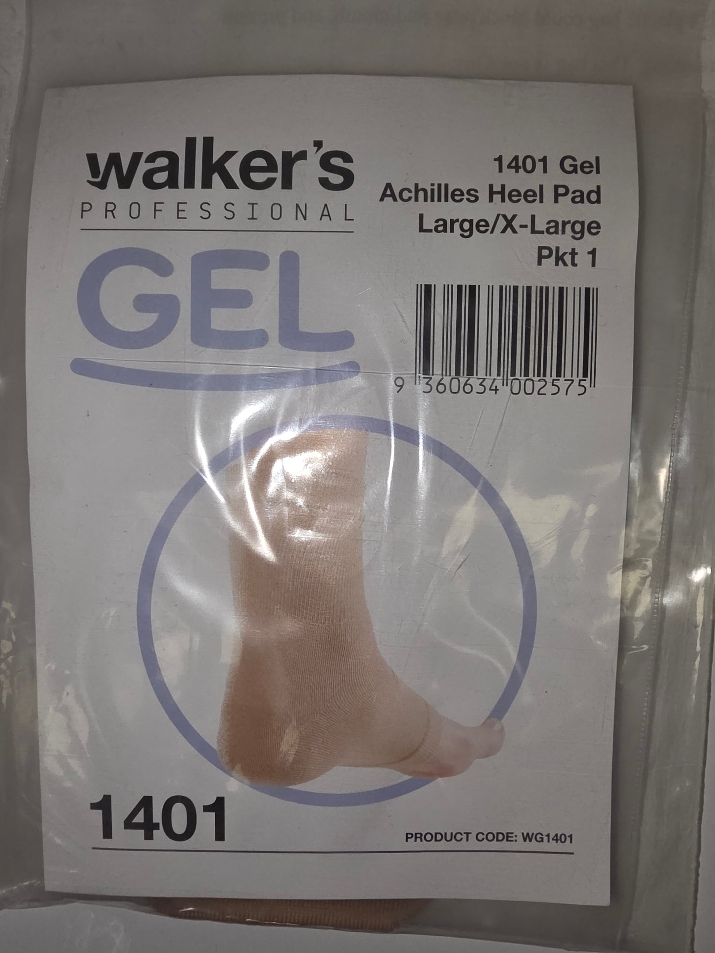 Gel Cushioned Fitted Achilles Heel Gel Protection Sleeve
