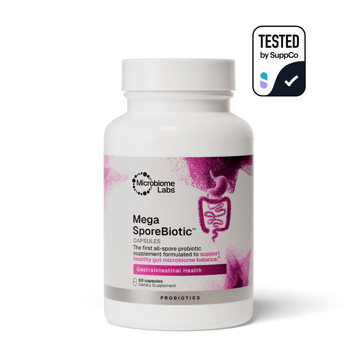 MegaSporeBiotic Probiotic Supplement Microbiome Labs (60 / 180 capsules)