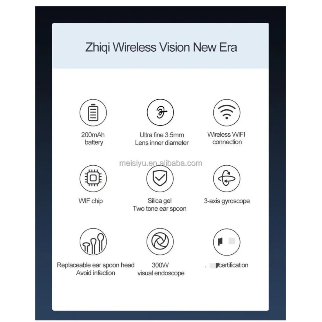 Smart WiFi Visual Ear Cleaner with HD Camera | Wireless Ear Wax Removal