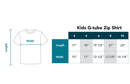 Grey Spaceship G-Tube Zip Shirt Access Tee Size 10