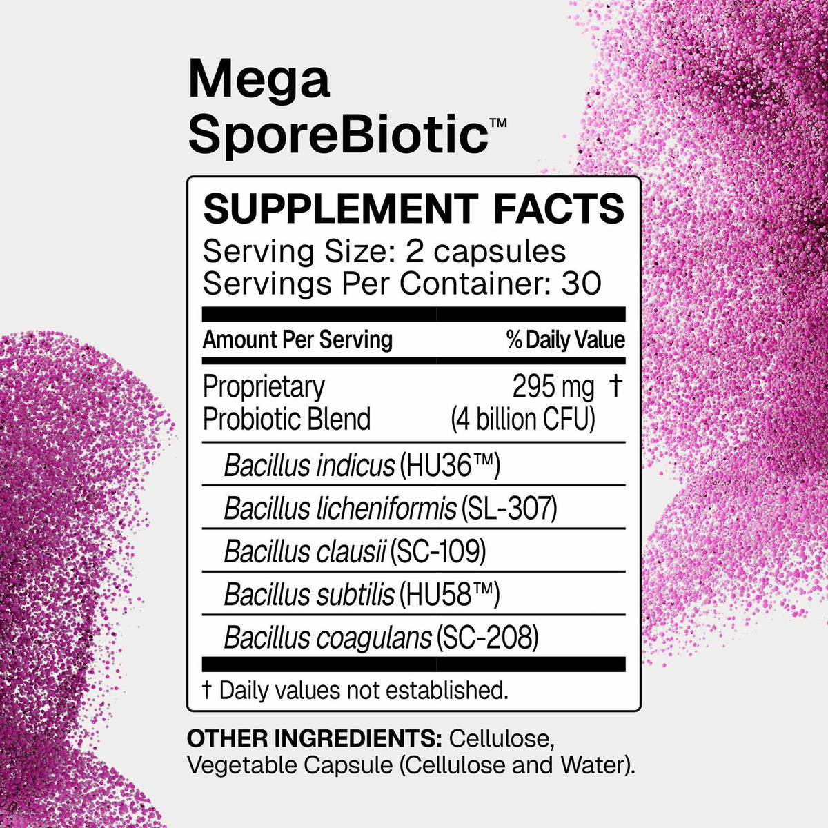 MegaSporeBiotic Probiotic Supplement Microbiome Labs (60 / 180 capsules)