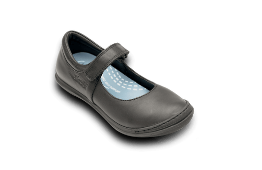 Skobi Page Velcro School Shoes Black