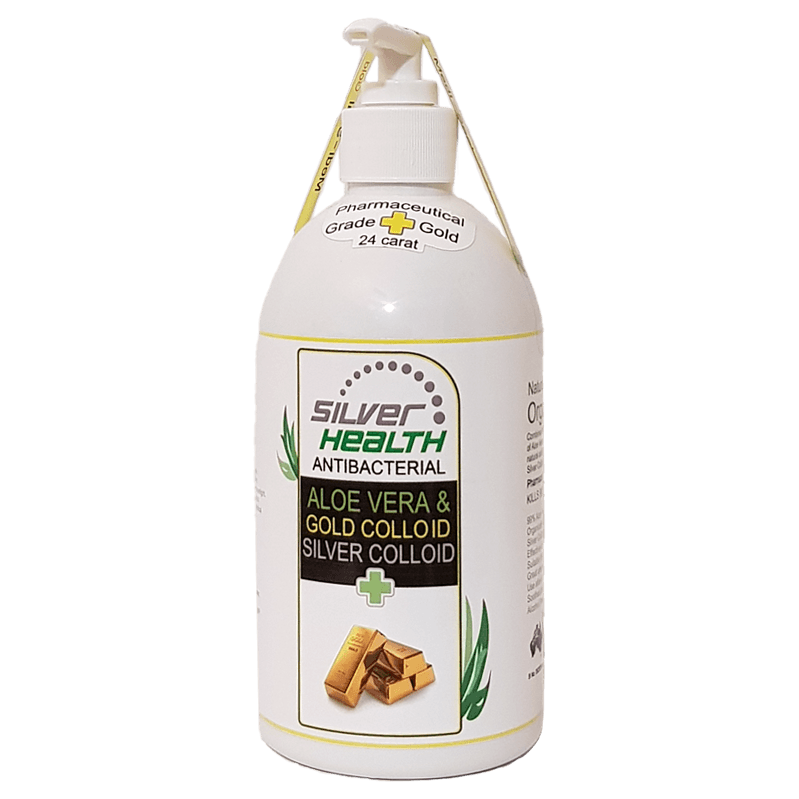 Soothing and Healing Aloe Vera Gel, Gold and Silver Colloid Liquid - Anjelstore 