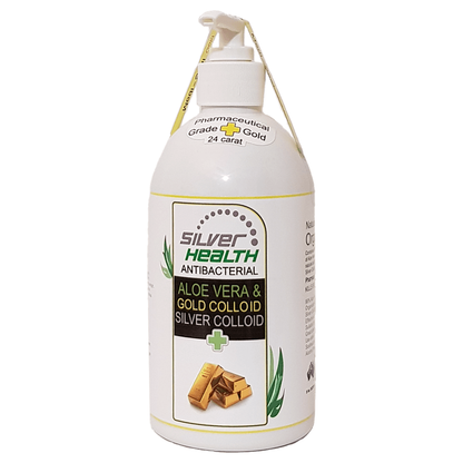 Soothing and Healing Aloe Vera Gel, Gold and Silver Colloid Liquid - Anjelstore 
