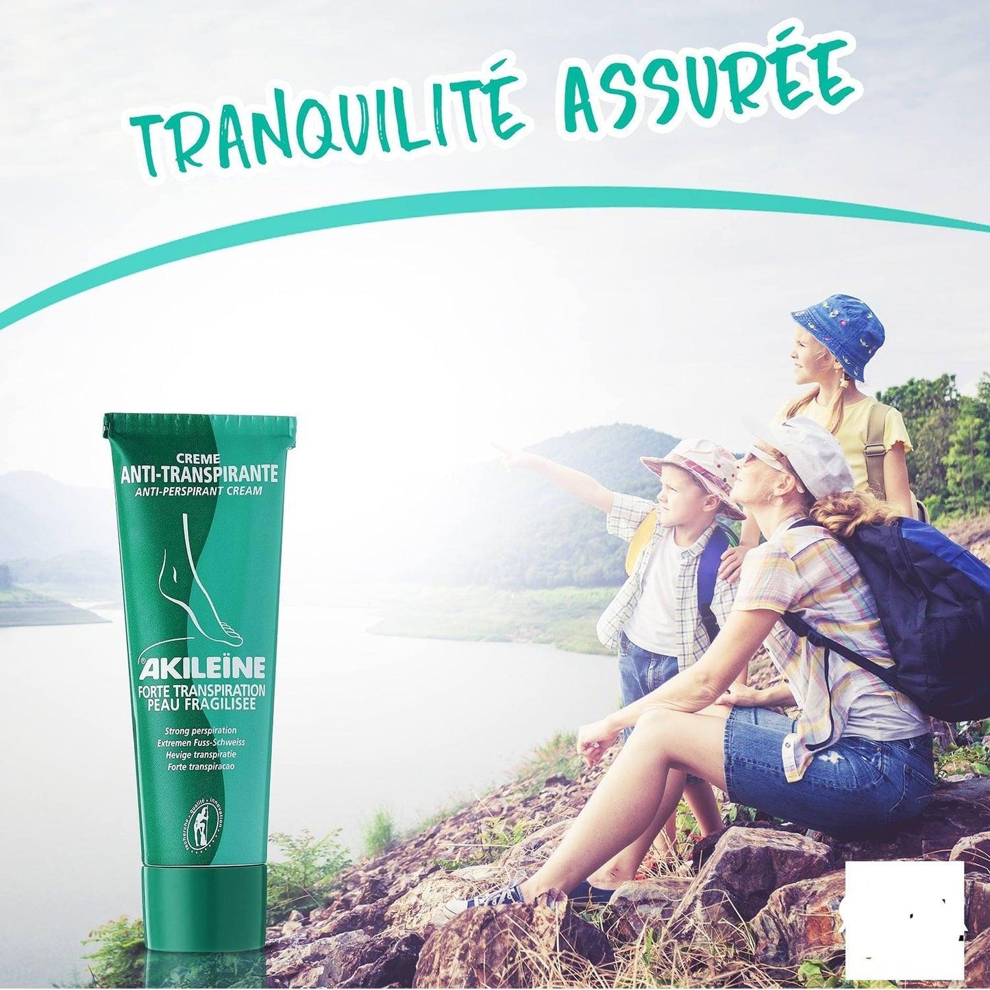 Akileine Antiperspirant Cream for Sweating Feet 50ml - Anjelstore 