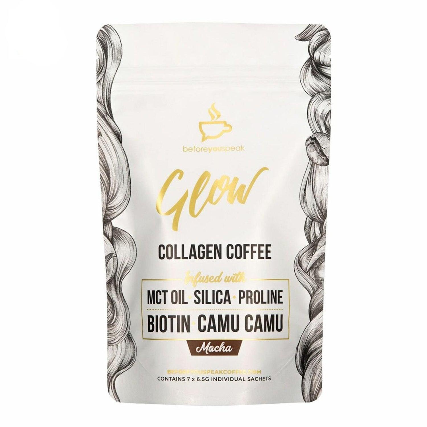 Before you Speak Glow. Collagen Coffee Mocha - Anjelstore 