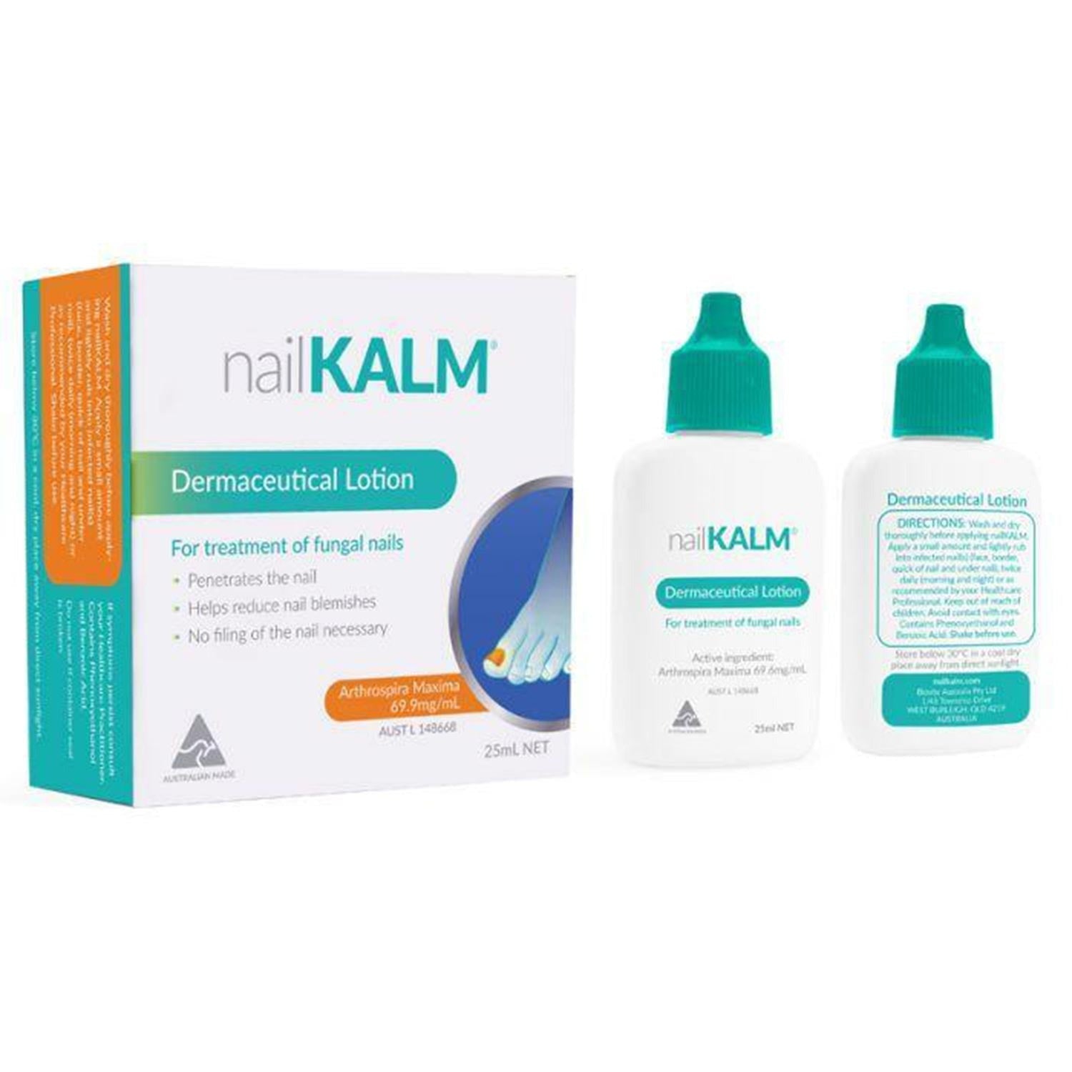 CLEARANCE - NAILKALM® Calmagen 25ml Anti-fungal Lotion B/B Nov 2022 - Anjelstore 