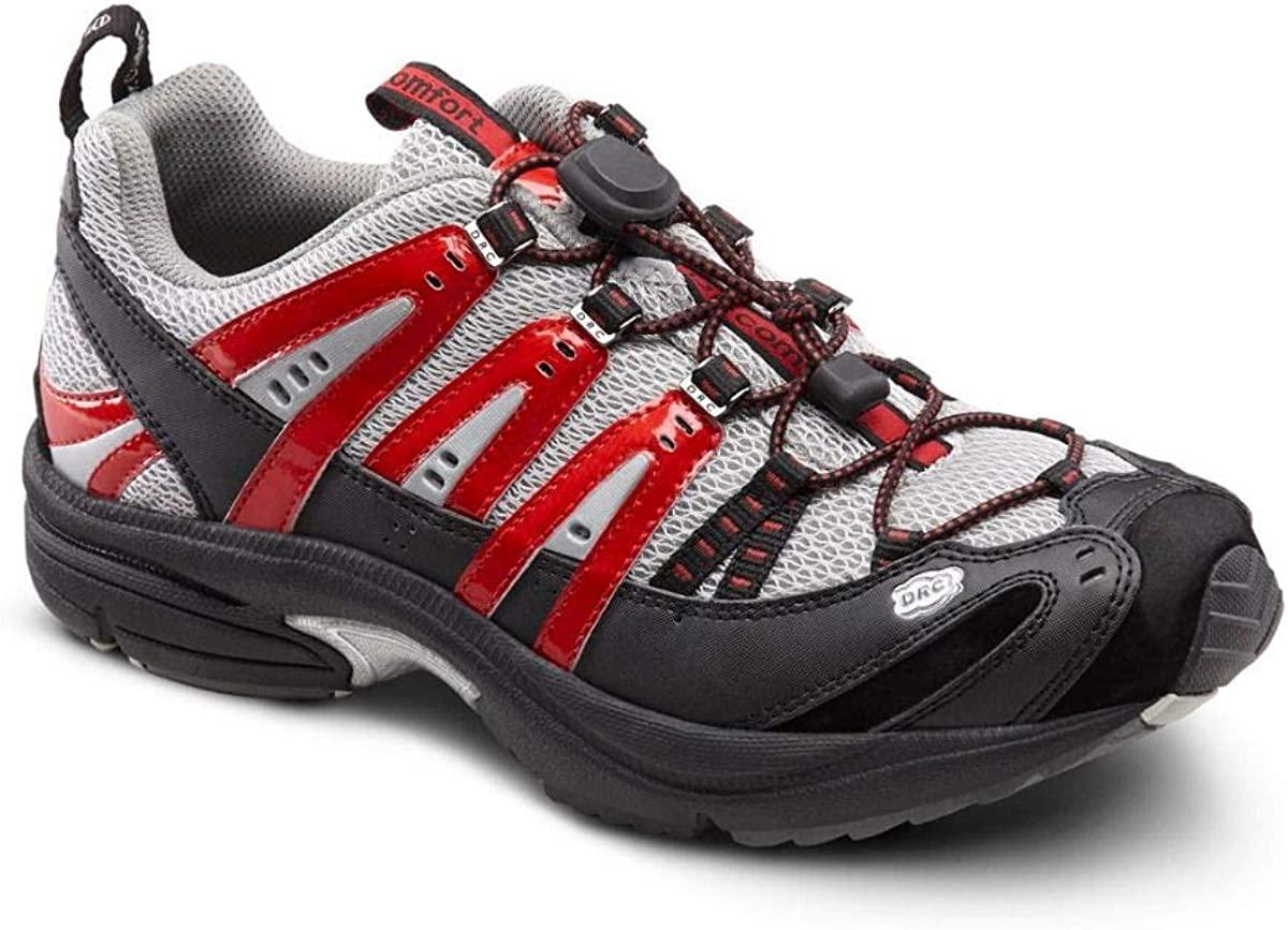 Dr. Comfort Performance Medical Grade Orthopaedic Footwear (Red & Blue) - Anjelstore 