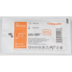 Exu-Dry Absorbent Dressing Sterile 7.5cm x 10cm - 1 Piece - Anjelstore 