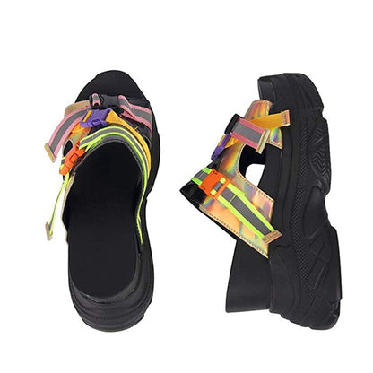 Lucky Step Holograph Wedges - Anjelstore 
