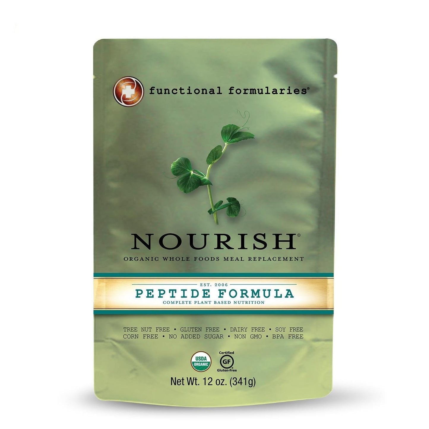 Nourish Organic Paediatric Enteral Nutrition. 341g Original / Peptide / Peptide Berry Varieties - Anjelstore 