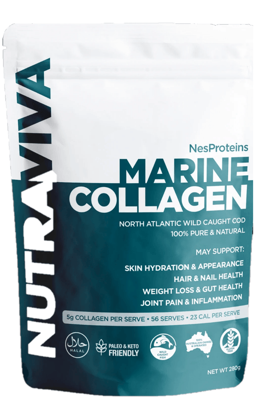 Nutraviva Premium Natural Marine Collagen Powder 280g - Anjelstore 