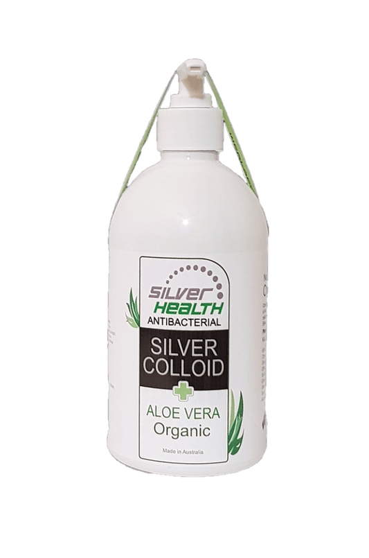 Organic Aloe Vera and Silver Colloid Liquid 500ml - Anjelstore 