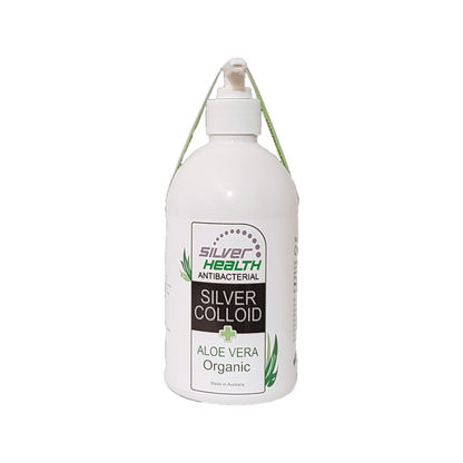 Organic Aloe Vera and Silver Colloid Liquid 500ml - Anjelstore 