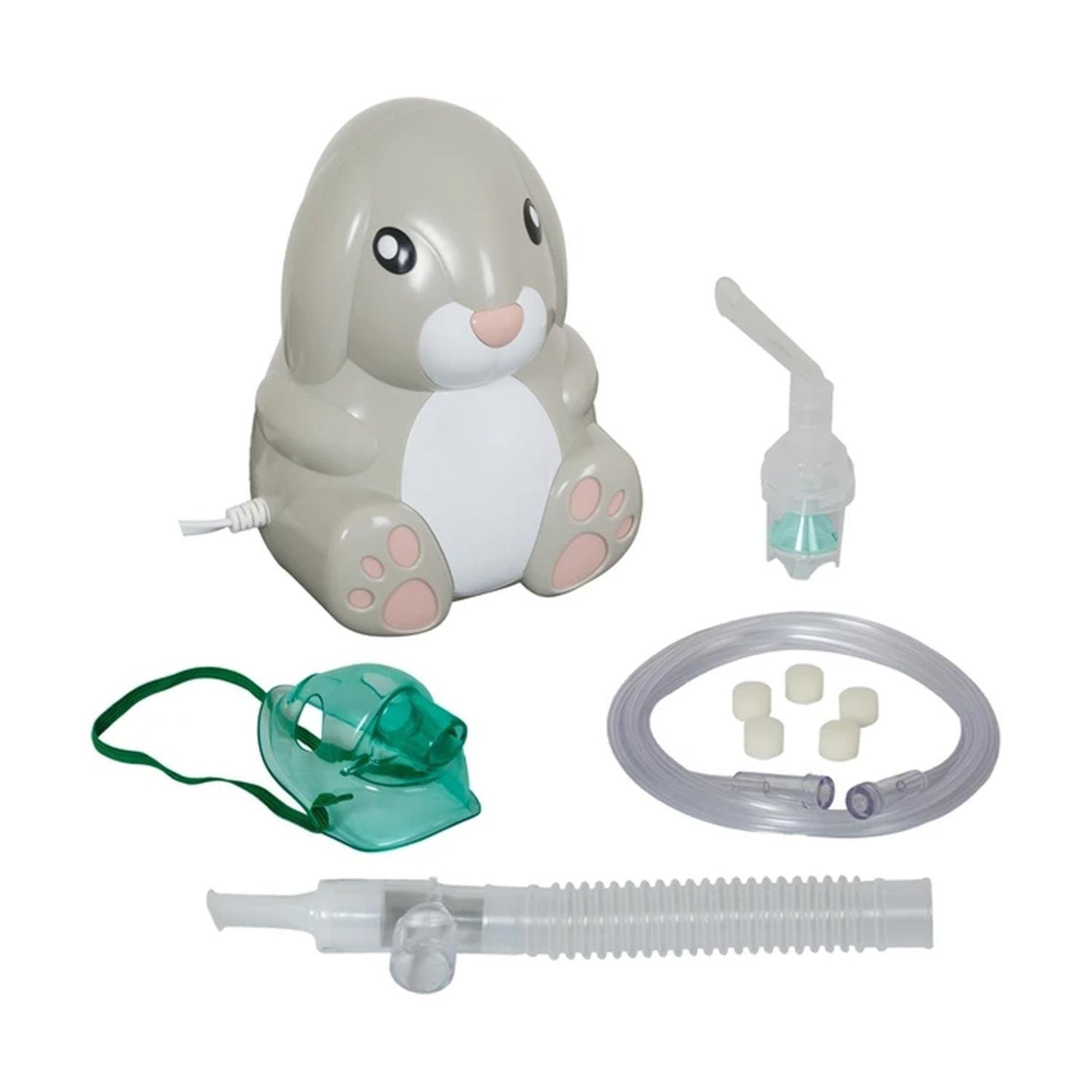Paediatric Animal Nebuliser Sets. Dinosaur, Puppy, Bunny and Frog - Anjelstore 