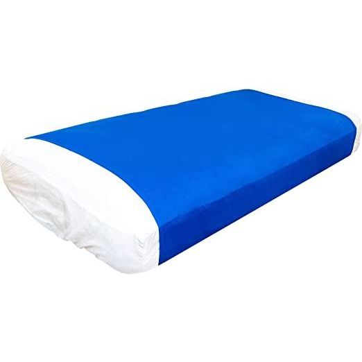 Sensory Compression Bed Sheet Lightweight Lilac and Navy Colours - Anjelstore 
