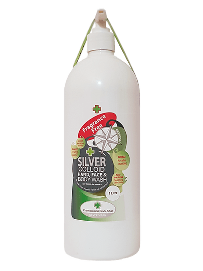 Silver Colloid fragrance Free Face and Body Wash - Silver Health - Anjelstore 