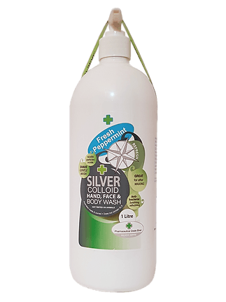 Silver Colloid Peppermint Face and Body Wash - Anjelstore 
