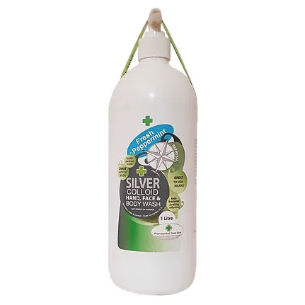 Silver Colloid Peppermint Face and Body Wash - Anjelstore 