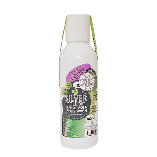 Silver Colloid with Tea Tree, Lemongrass, Lime, Orange Essential Oil - Face and Body Wash - Anjelstore 